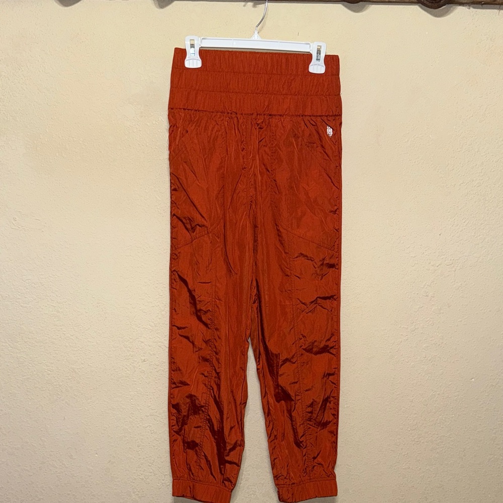 Free people High-Waist Rust Red Women's Jogger Pants